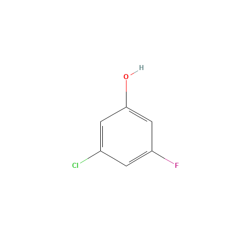 202982-70-5 3-CHLORO-5-FLUOROPHENOL chemical structure