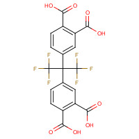 3016-76-0 4,4'-(HEXAFLUOROISOPROPYLIDENE)DIPHTHALIC ACID chemical structure