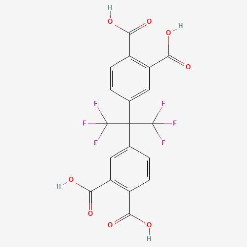 3016-76-0 4,4'-(HEXAFLUOROISOPROPYLIDENE)DIPHTHALIC ACID chemical structure