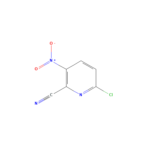 93683-65-9 6-Chloro-3-nitropyridine-2-carbonitrile chemical structure