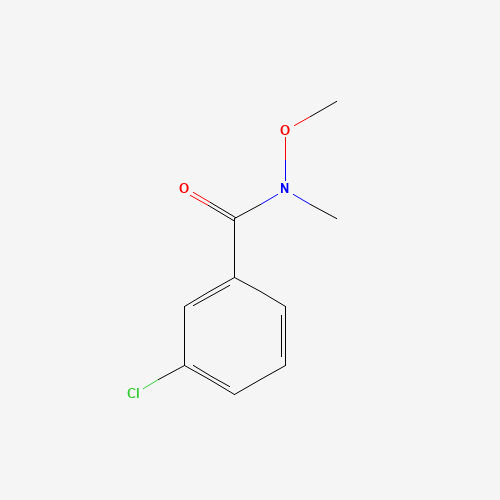 145959-21-3 3-CHLORO-N-METHOXY-N-METHYLBENZAMIDE chemical structure