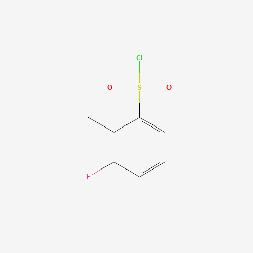 875166-92-0 3-FLUORO-2-METHYLBENZENESULFONYL CHLORIDE chemical structure