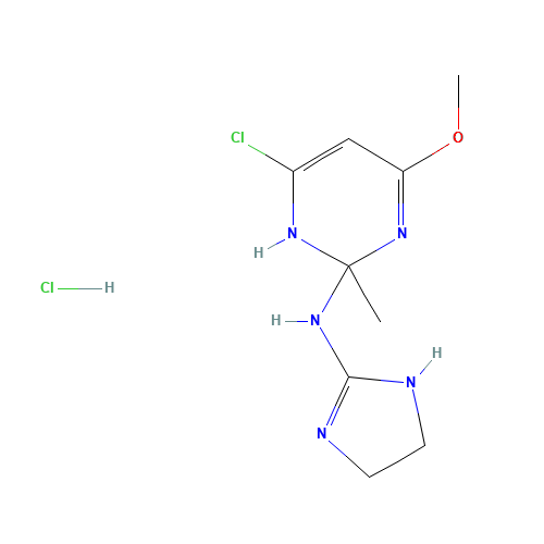 75438-58-3 Moxonidine hydrochloride chemical structure