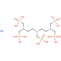 22042-96-2 Diethylenetriaminepenta(methylenephosphonicacid) sodium salt chemical structure