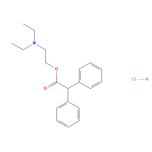50-42-0 Adiphenine hydrochloride chemical structure