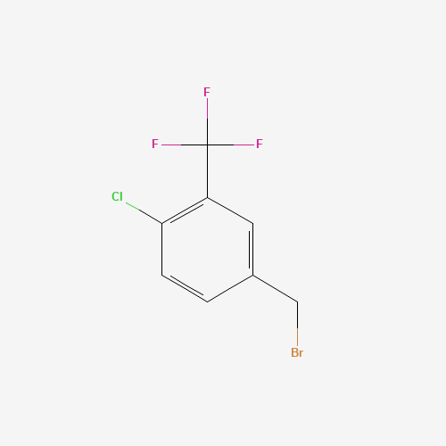 261763-23-9 4-CHLORO-3-(TRIFLUOROMETHYL)BENZYL BROMIDE chemical structure