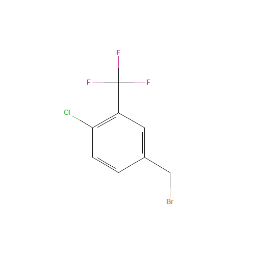 261763-23-9 4-CHLORO-3-(TRIFLUOROMETHYL)BENZYL BROMIDE chemical structure