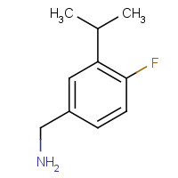 1112179-28-8 (4-fluoro-3-isopropylphenyl)methanamine chemical structure