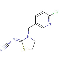 111988-49-9 (3-((6-Chloro-3-pyridinyl)methyl)-2-thiazolidinylidene)cyanamide chemical structure