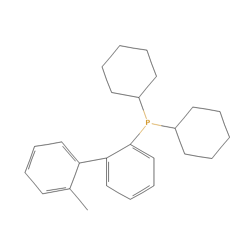 251320-86-2 2-(Dicyclohexylphosphino)-2'-methylbiphenyl chemical structure
