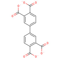 22803-05-0 3,3',4,4'-Biphenyltetracarboxylic acid chemical structure