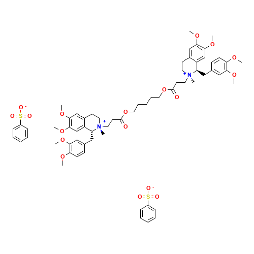 96946-42-8 cisatracurium besilate chemical structure