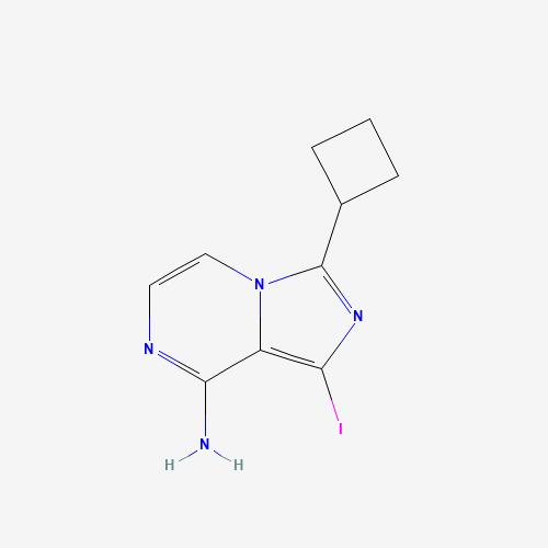 867165-11-5 3-cyclobutyl-1-iodoimidazo[1,5-a]pyrazin-8-amine chemical structure