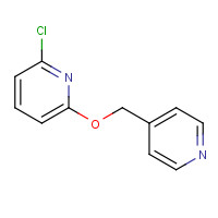 1184914-75-7 2-chloro-6-(pyridin-4-ylmethoxy)pyridine chemical structure
