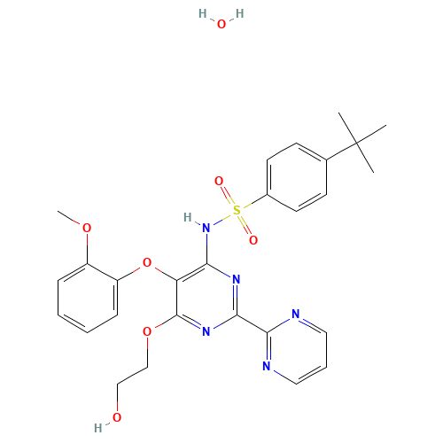 157212-55-0 Bosentan hydrate chemical structure