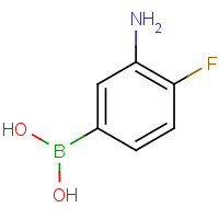 873566-75-7 3-AMINO-4-FLUOROPHENYLBORONIC ACID chemical structure