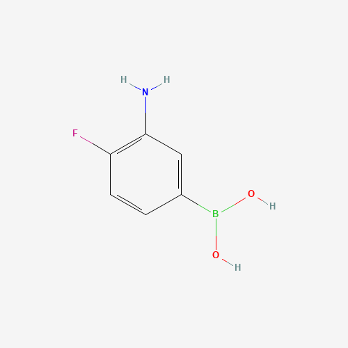 873566-75-7 3-AMINO-4-FLUOROPHENYLBORONIC ACID chemical structure