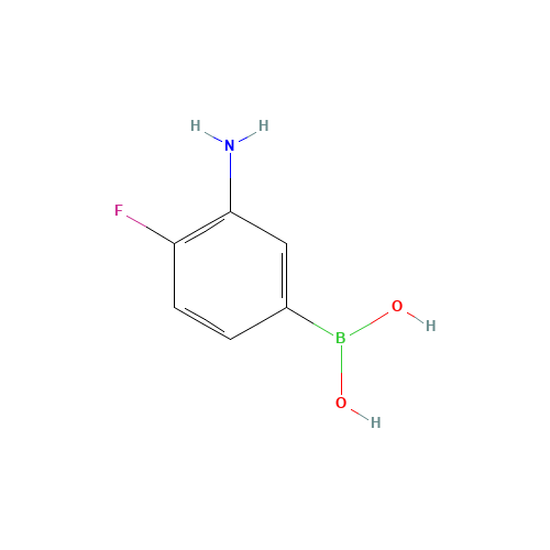 873566-75-7 3-AMINO-4-FLUOROPHENYLBORONIC ACID chemical structure