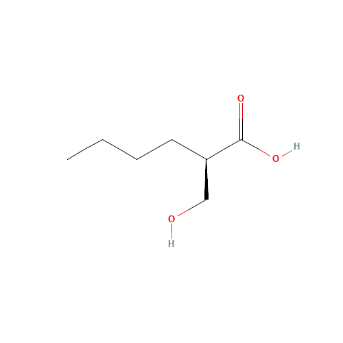 668485-40-3 (R)-2-Hydroxymethylhexanoic acid chemical structure