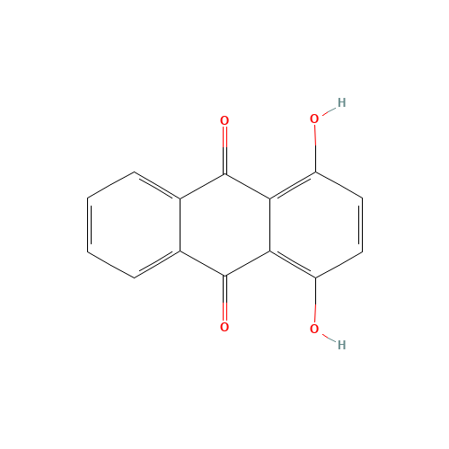 81-64-1 1,4-Dihydroxyanthraquinone chemical structure