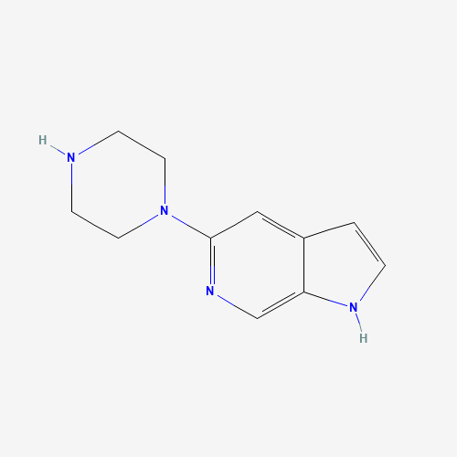 926028-74-2 5-(piperazin-1-yl)-1H-pyrrolo[2,3-c]pyridine chemical structure