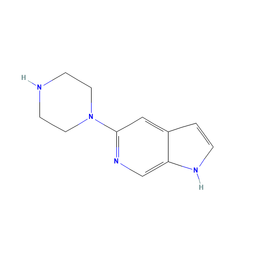 926028-74-2 5-(piperazin-1-yl)-1H-pyrrolo[2,3-c]pyridine chemical structure