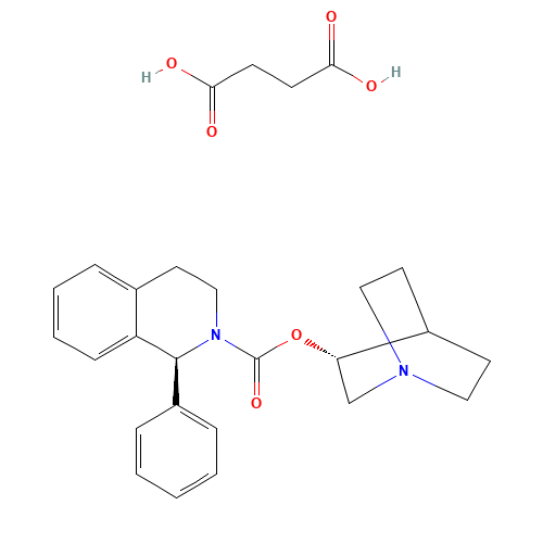 242478-38-2 Solifenacin succinate chemical structure