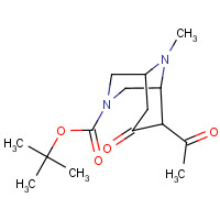 625434-90-4 (1R,5S)-9-Methyl-7-oxo-3,9-diazabicyclo [3,3,1]-nonane-3,6-dicarboxylic acid,3-(1,1-dimethyl-ethyl)-6-methyl ester chemical structure