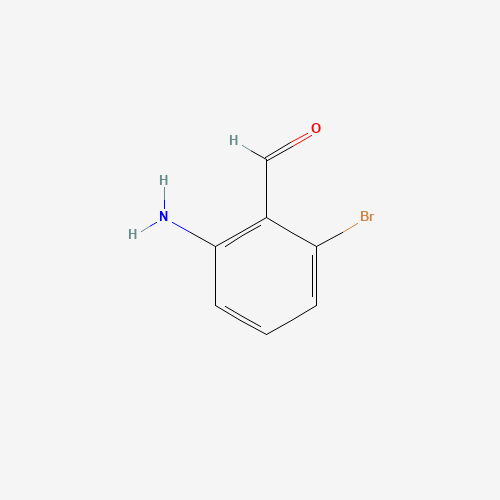 135484-74-1 3-Bromo-2-formylaniline chemical structure