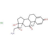 744254-12-4 21-Amino-17-hydroxypregna-1,4-diene-3,11,20-trione hydrochloride chemical structure