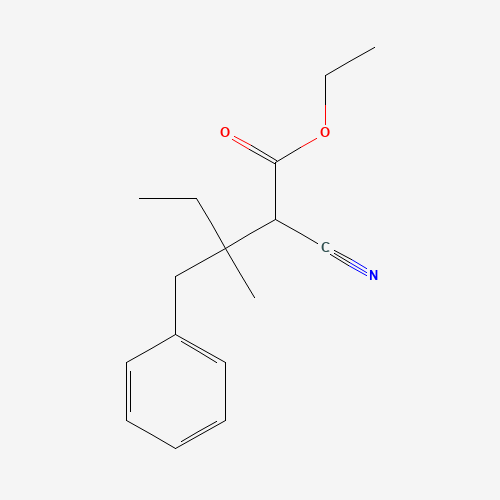 70289-04-2 ethyl 3-benzyl-2-cyano-3-methylpentanoate chemical structure