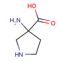80546-88-9 3-Aminopyrrolidine-3-carboxylic acid chemical structure