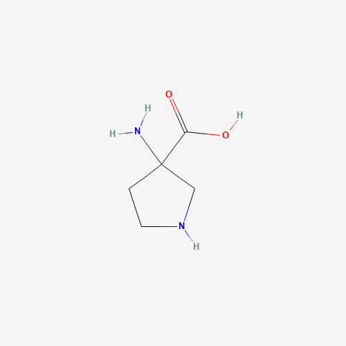 80546-88-9 3-Aminopyrrolidine-3-carboxylic acid chemical structure