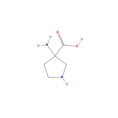 80546-88-9 3-Aminopyrrolidine-3-carboxylic acid chemical structure