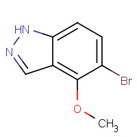 850363-67-6 5-BROMO-4-METHOXY-1H-INDAZOLE chemical structure