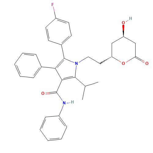 125995-03-1 Atorvastatin lactone chemical structure