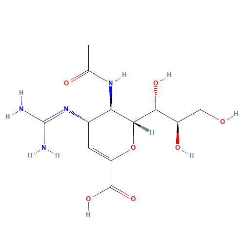 139110-80-8 ZANAMIVIR HYDRATE chemical structure