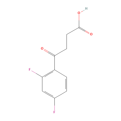 110931-77-6 3-(2',4'-DIFLUOROBENZOYL)PROPIONIC ACID chemical structure