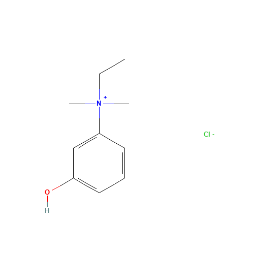 116-38-1 Edrophonium chloride chemical structure