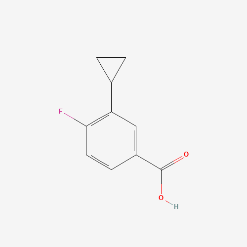 1063733-86-7 3-cyclopropyl-4-fluorobenzoic acid chemical structure