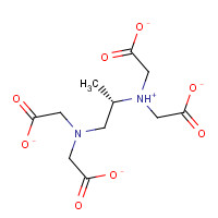 15250-41-6 (S)-(+)-1,2-Diaminopropane-N,N,N',N'-tetraacetic acid chemical structure