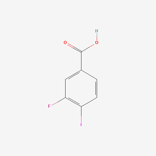 825-98-9 3-FLUORO-4-IODOBENZOIC ACID chemical structure