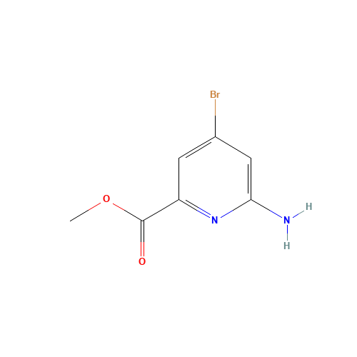 885326-88-5 2-AMINO-4-BROMO-6-CARBOXYPYRIDINE METHYL ESTER chemical structure