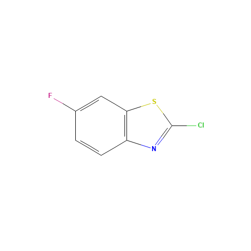 399-74-6 2-Chloro-6-fluorobenzothiazole chemical structure