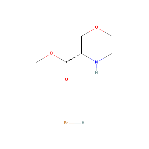 1041173-28-7 (S)-methyl morpholine-3-carboxylate-HCl chemical structure