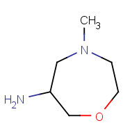 933743-23-8 4-methyl-1,4-oxazepan-6-amine chemical structure