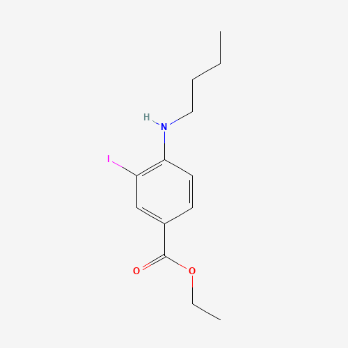 681259-72-3 ethyl 4-(butylamino)-3-iodobenzoate chemical structure