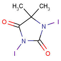 2232-12-4 1,3-DIIODO-5,5-DIMETHYLHYDANTOIN chemical structure