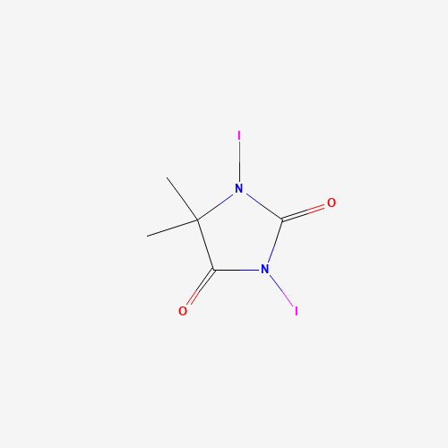 2232-12-4 1,3-DIIODO-5,5-DIMETHYLHYDANTOIN chemical structure