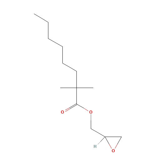 26761-45-5 GLYCIDYL NEODECANOATE,MIXTURE OF BRANCHED  ISOMERS chemical structure
